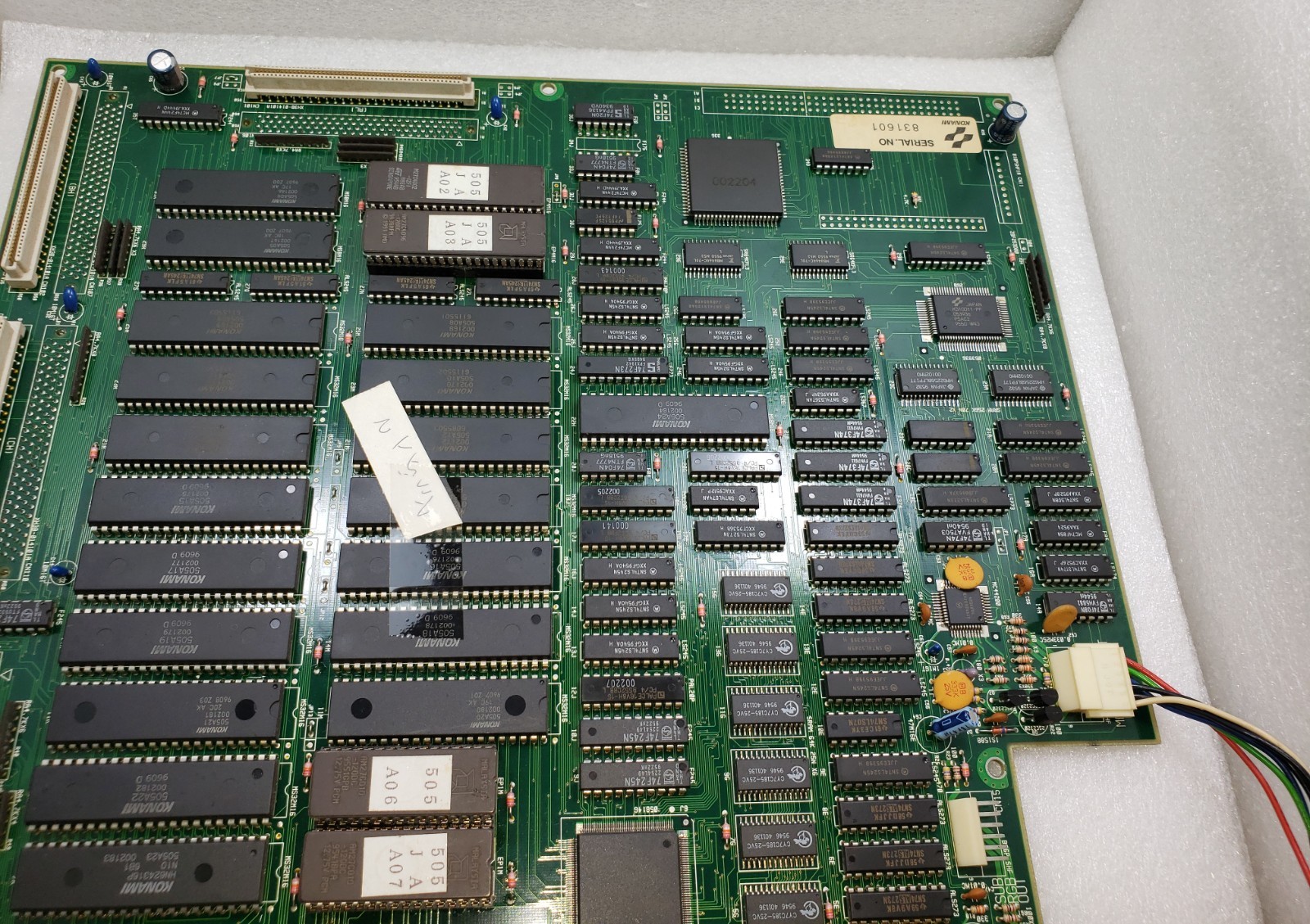 Konami System GX SUB PCB TYPE 4 PWB 301798A Video Arcade Game