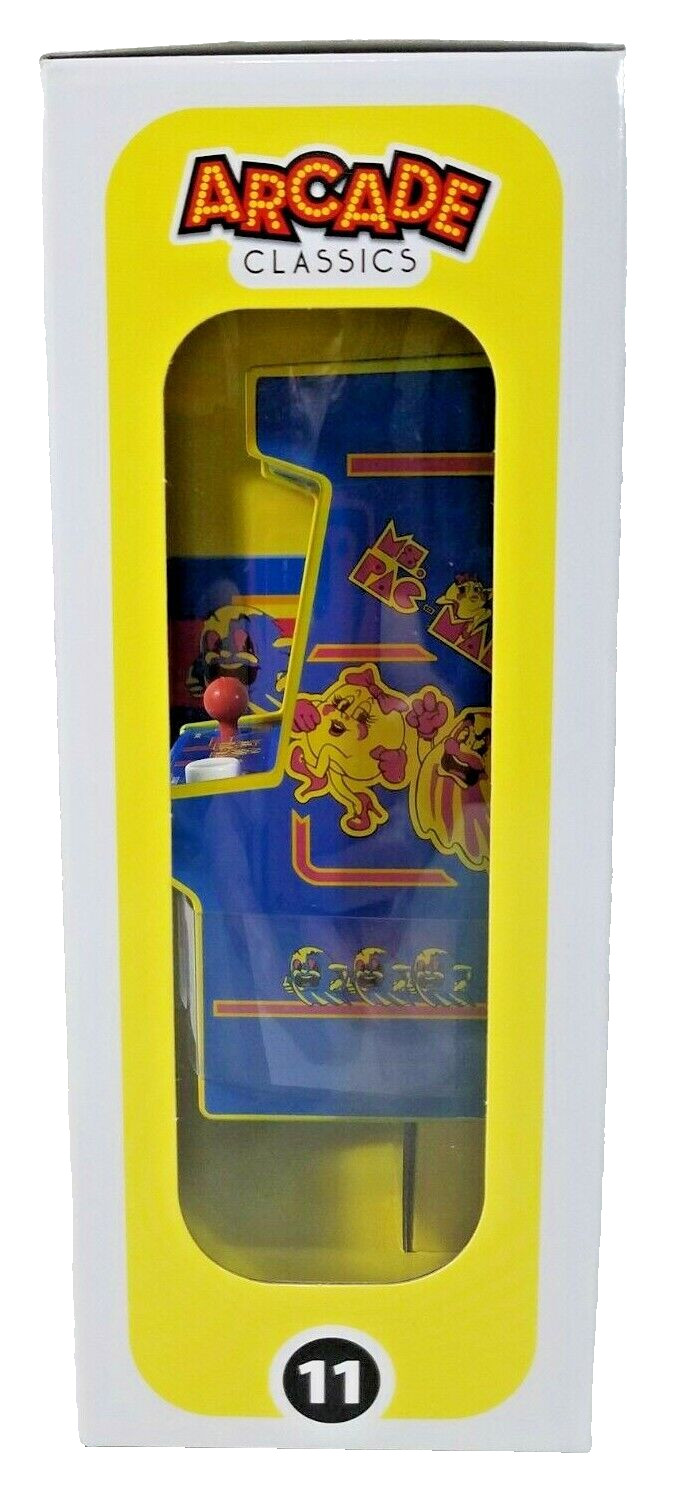 Mini Arcade Classics Namco MS. PAC-MAN Game Handheld Retro Cabinet Ms PacMan 11