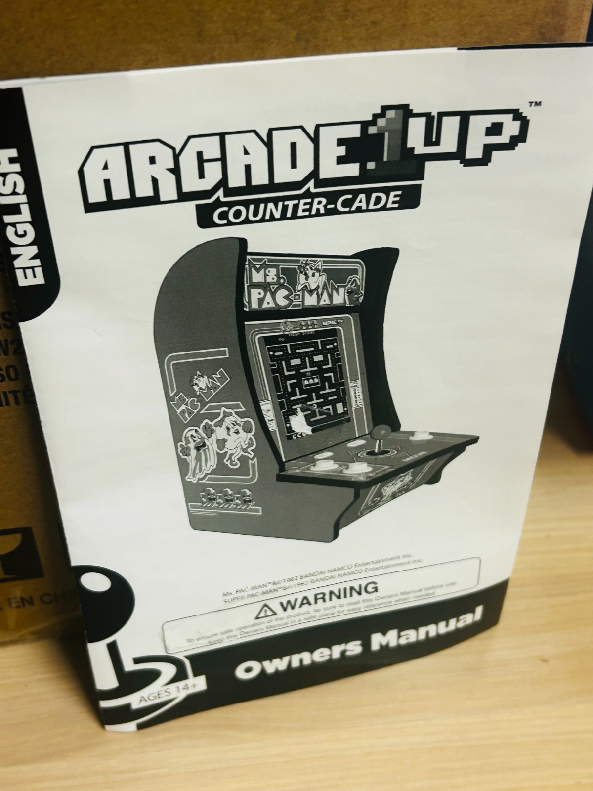 Arcade 1up 8296 Ms Pac-Man & Super Pac-Man 16″ Countertop Arcade Machine w/Box