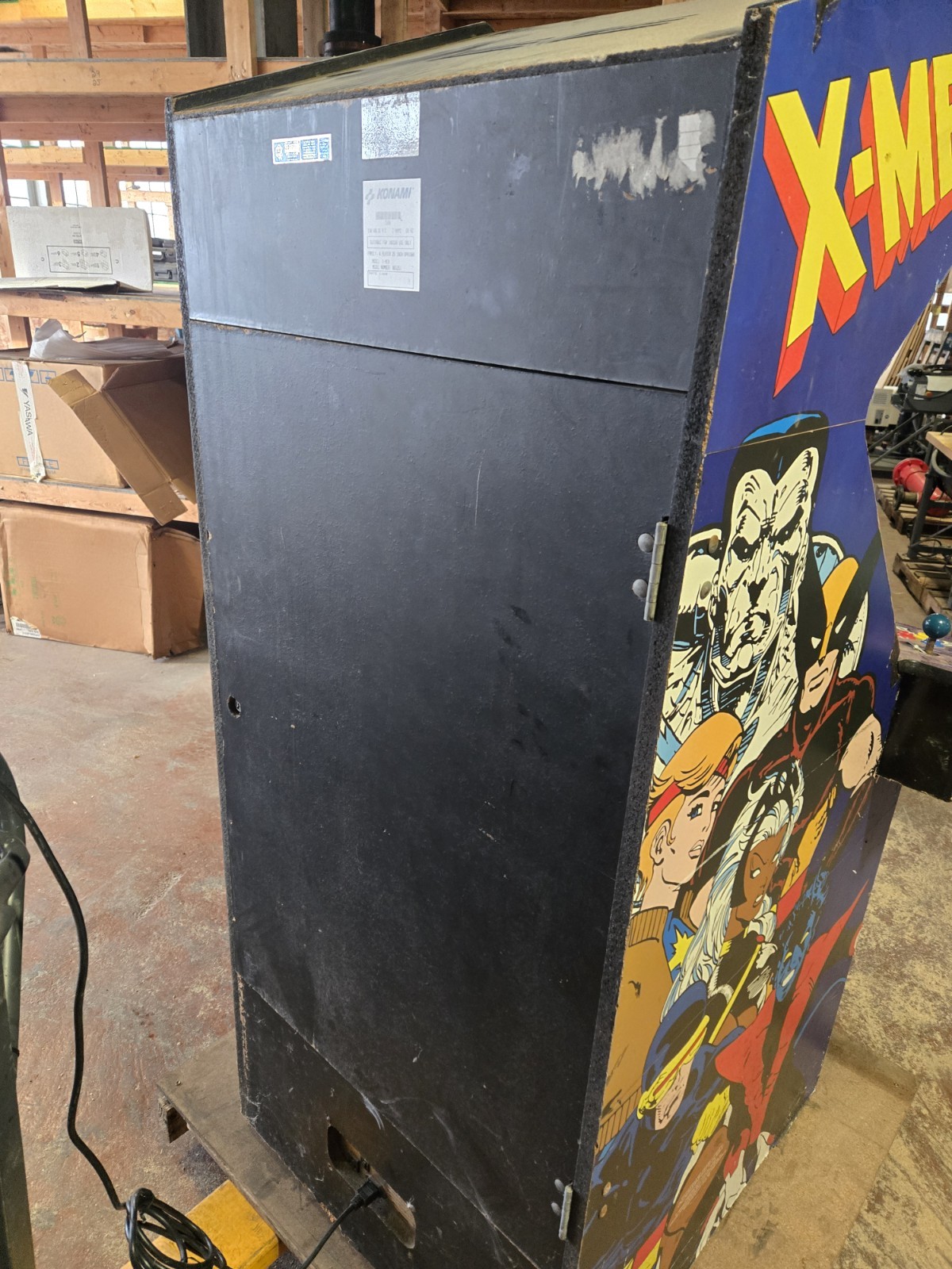 Konami X-Men Video Aracade 4 Player 25″ Upright PN 065251 – READ – FREE SHIPPING