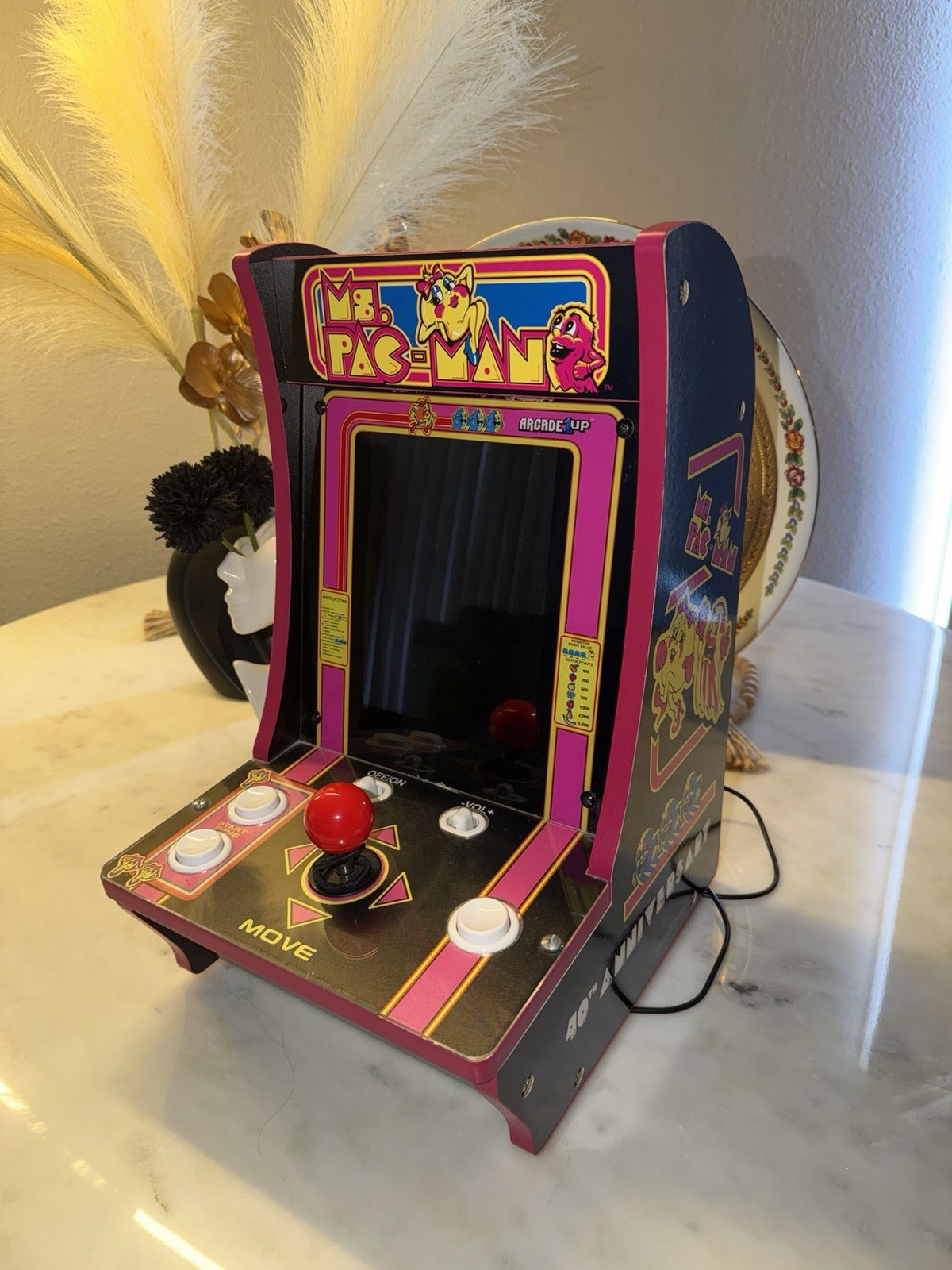 Arcade1Up Ms. Pac-Man 40th Anniversary Arcade