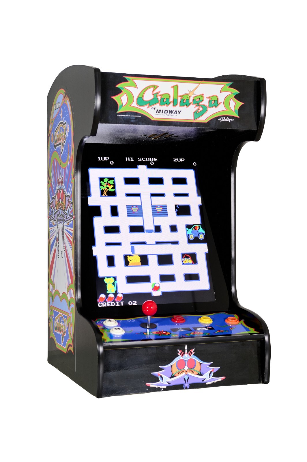 412 Game Retro Classic Arcade Cabinet – For Tabletop or Bar – Black