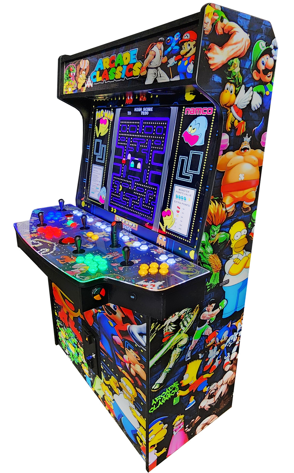 43″ 4K Multicade Upright 4-Player Arcade Game