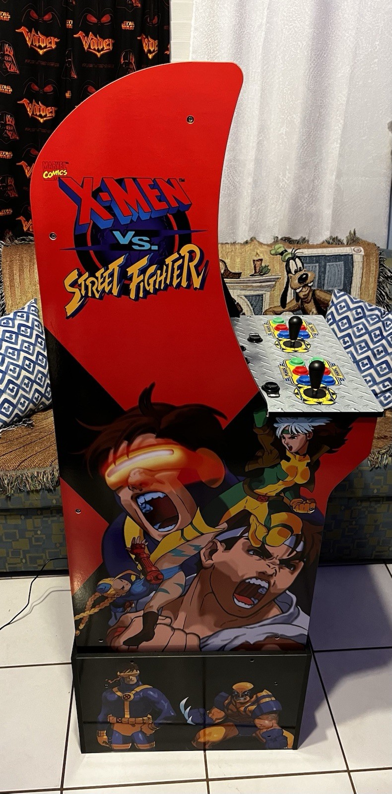 Arcade1Up Marvel X-Men vs Street Fighter – WiFi Online VERY GOOD CONDITIONS 🔥