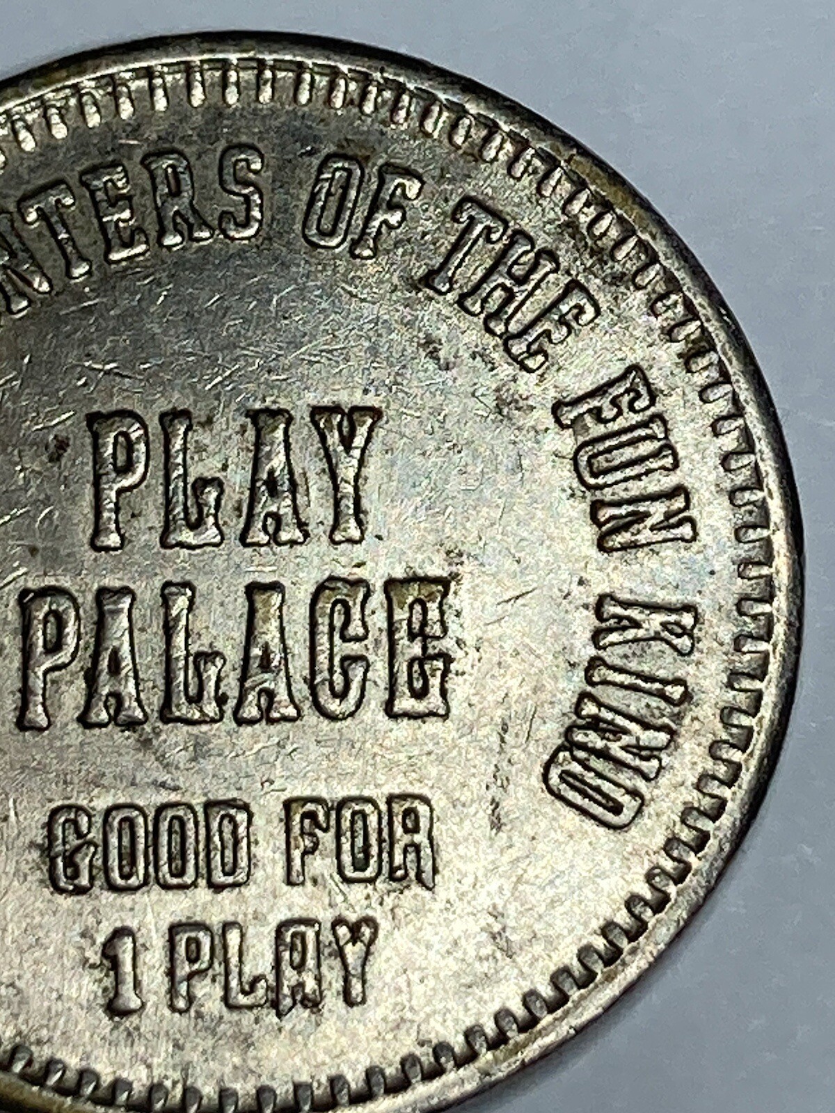 Play Palace Close Encounters of The Fun Kind Elkhart Indiana Arcade Token #rb1