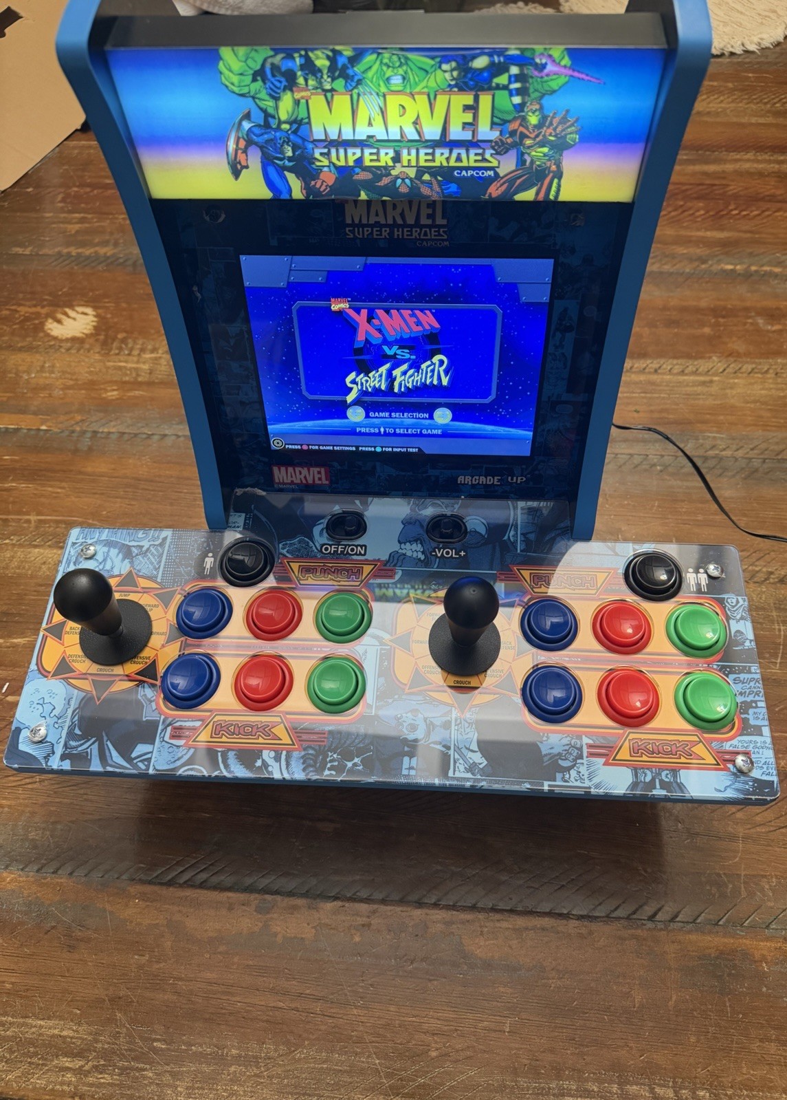 Arcade1Up Countercade Marvel vs Capcom X-Men Street Fighter Punisher