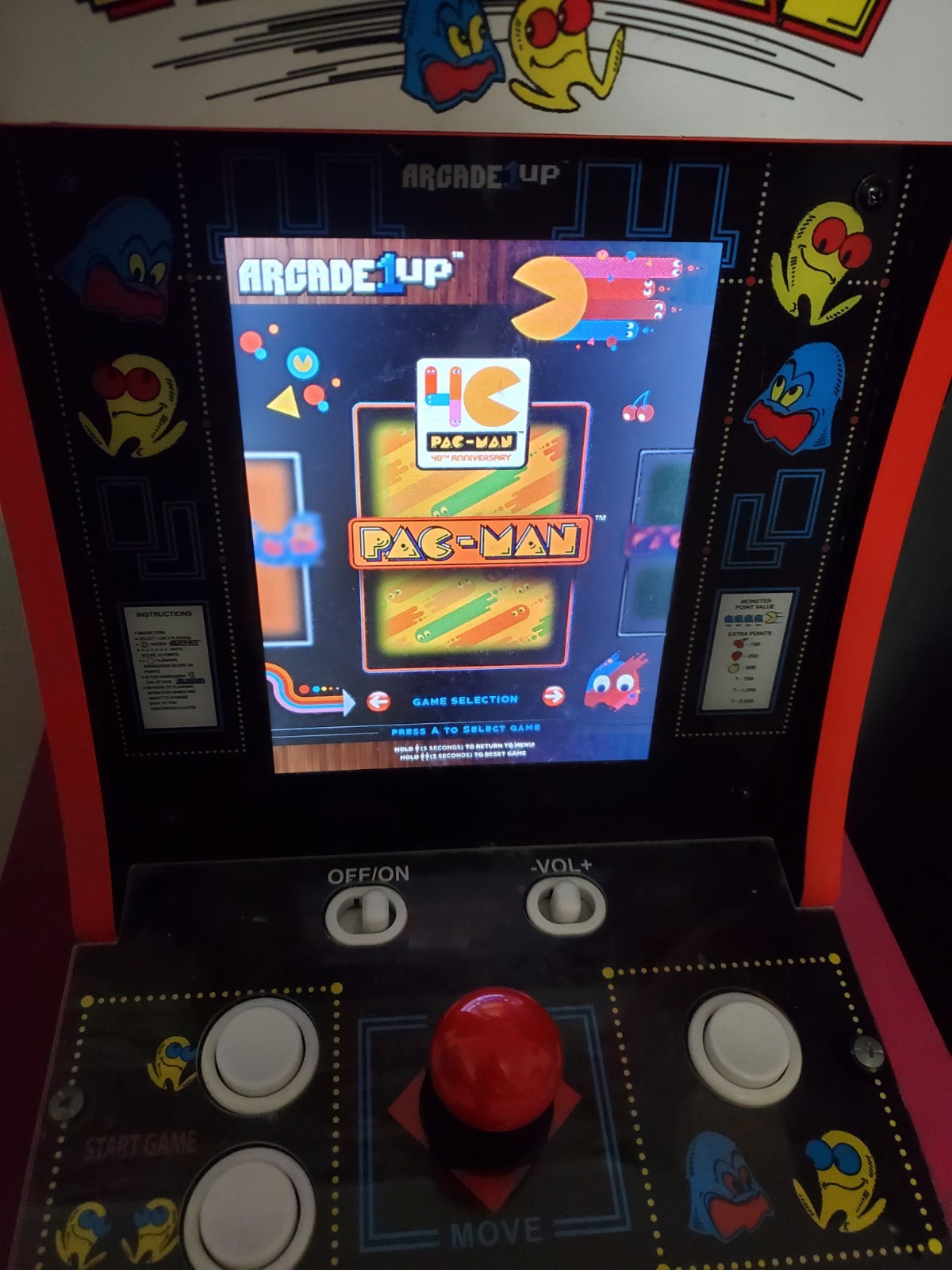 Arcade1Up 2 Game Countercade Tabletop Arcade Machine – Pac-Man