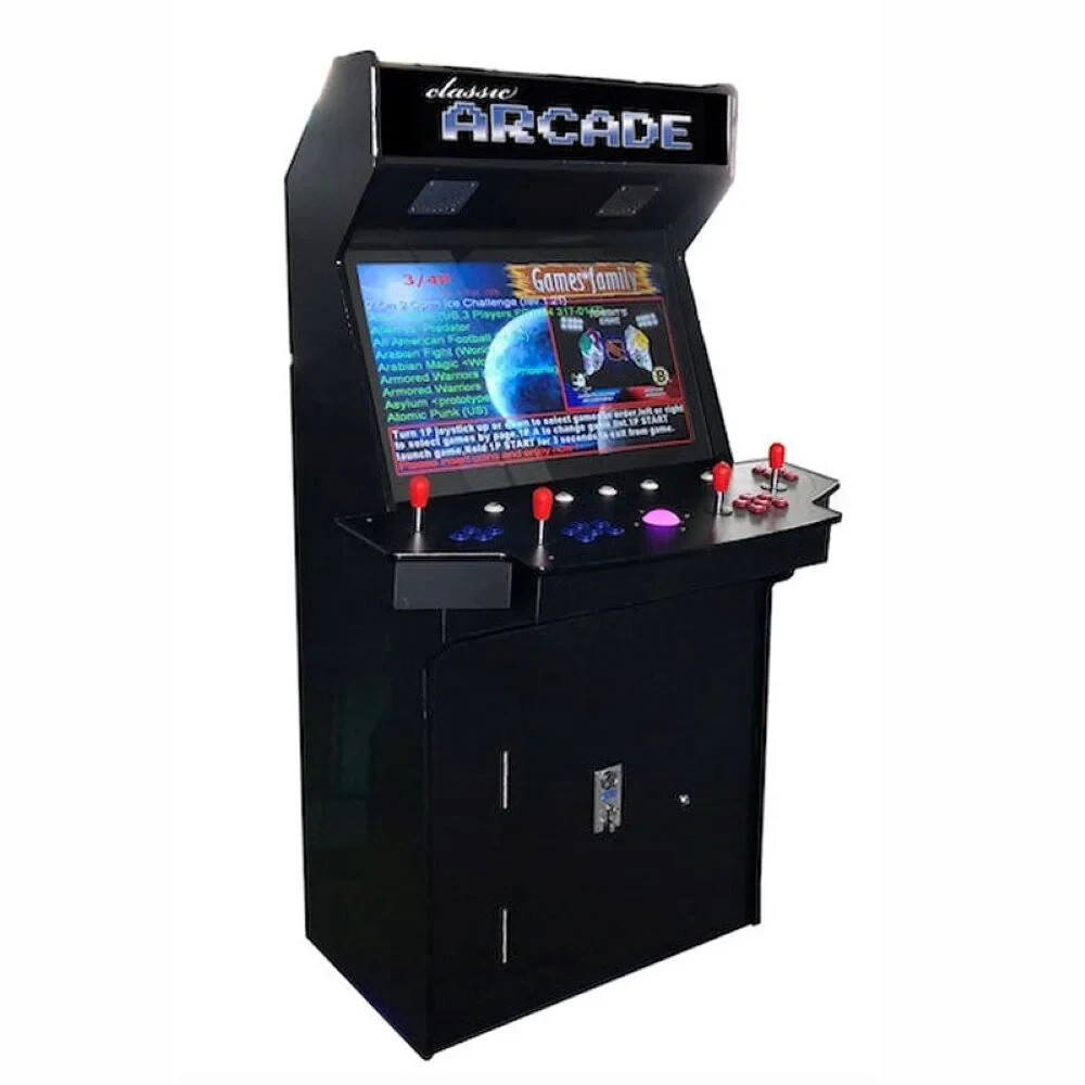 4 Player Standup Arcade Machine 3505 Retro Multi Cade video Games entertainment