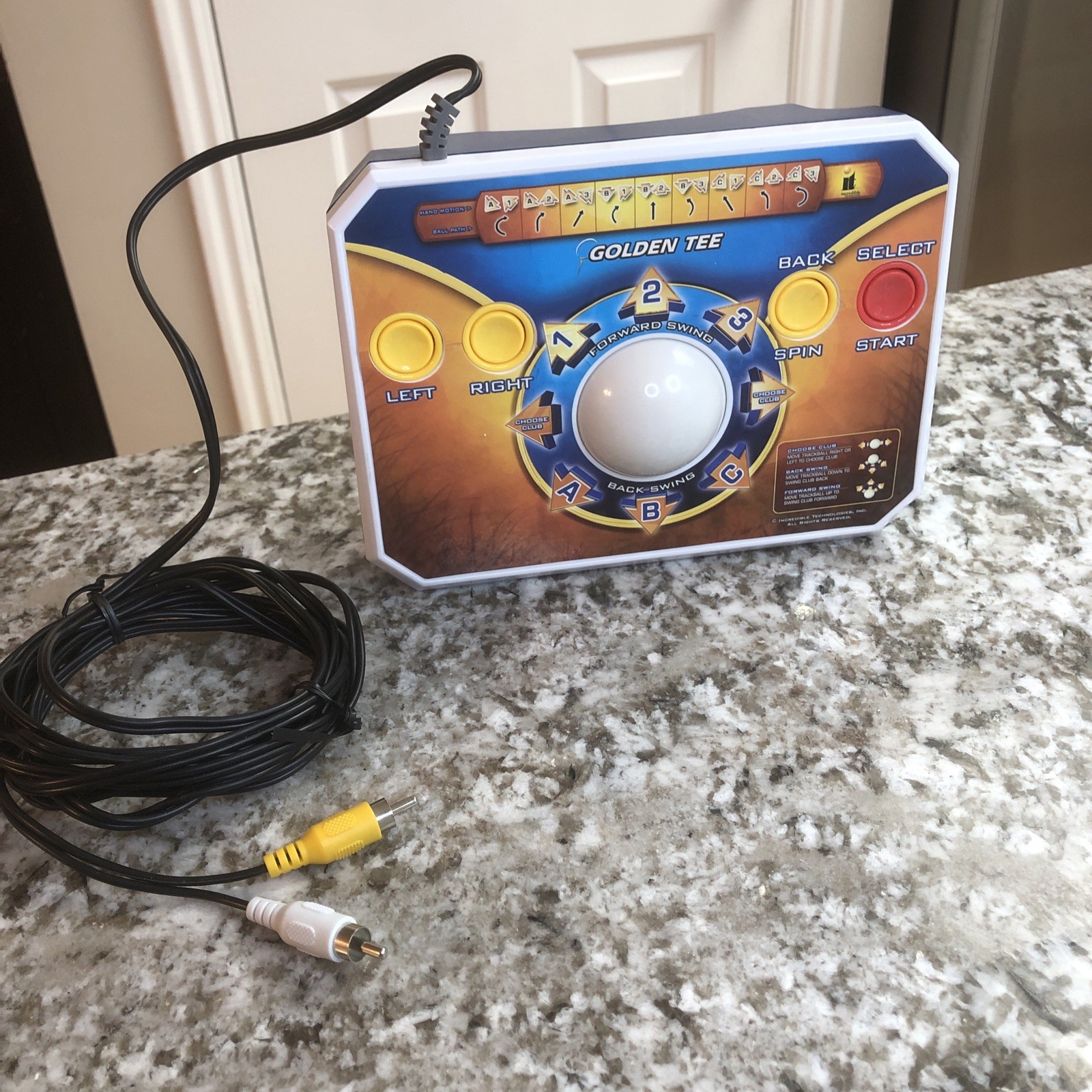 Jakks Pacific Golden Tee Golf Plug & Play TV Arcade Game 2011 Trackball Tested
