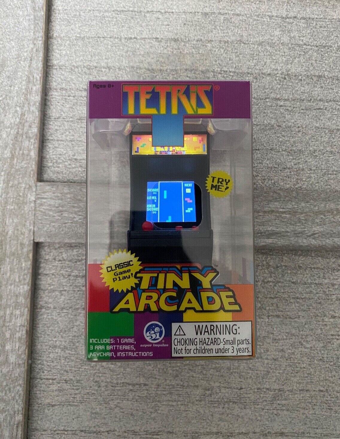 BRAND NEW IN-BOX | Set of 2 BANDAI NAMCO Mini Arcade Games ‘Pacman’ and ‘Tetris’