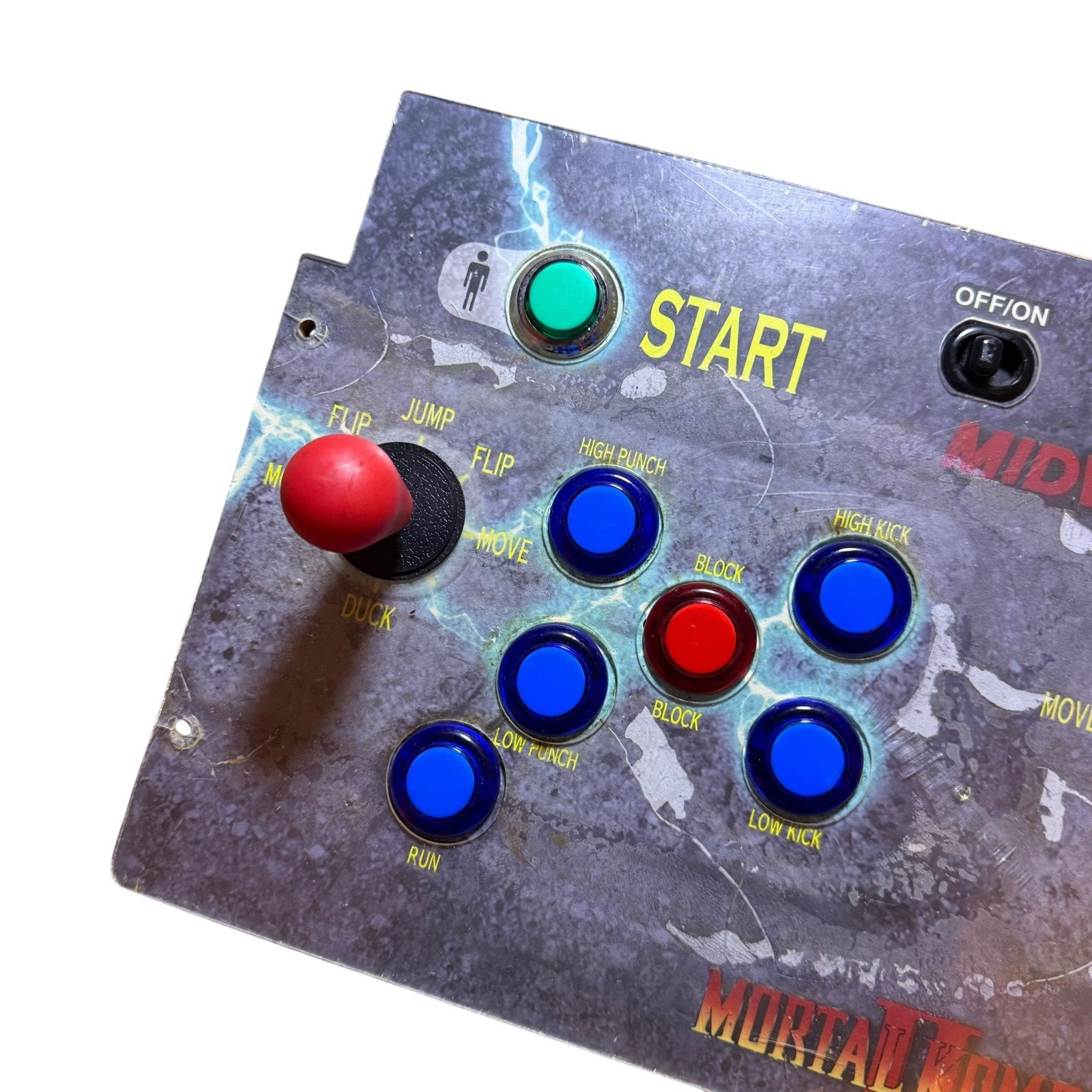 Arcade1Up Mortal Kombat II Control Deck Panel 2-Player MK2 NO CABLES