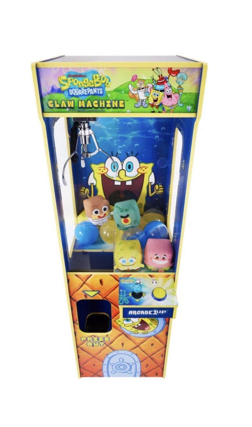 Arcade1Up SpongeBob SquarePants Claw Machine Brand New In Box Sealed