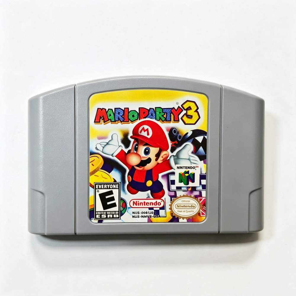 Mario Party 3 Game Cartridge For Nintendo 64 Console Tested Free Shipping