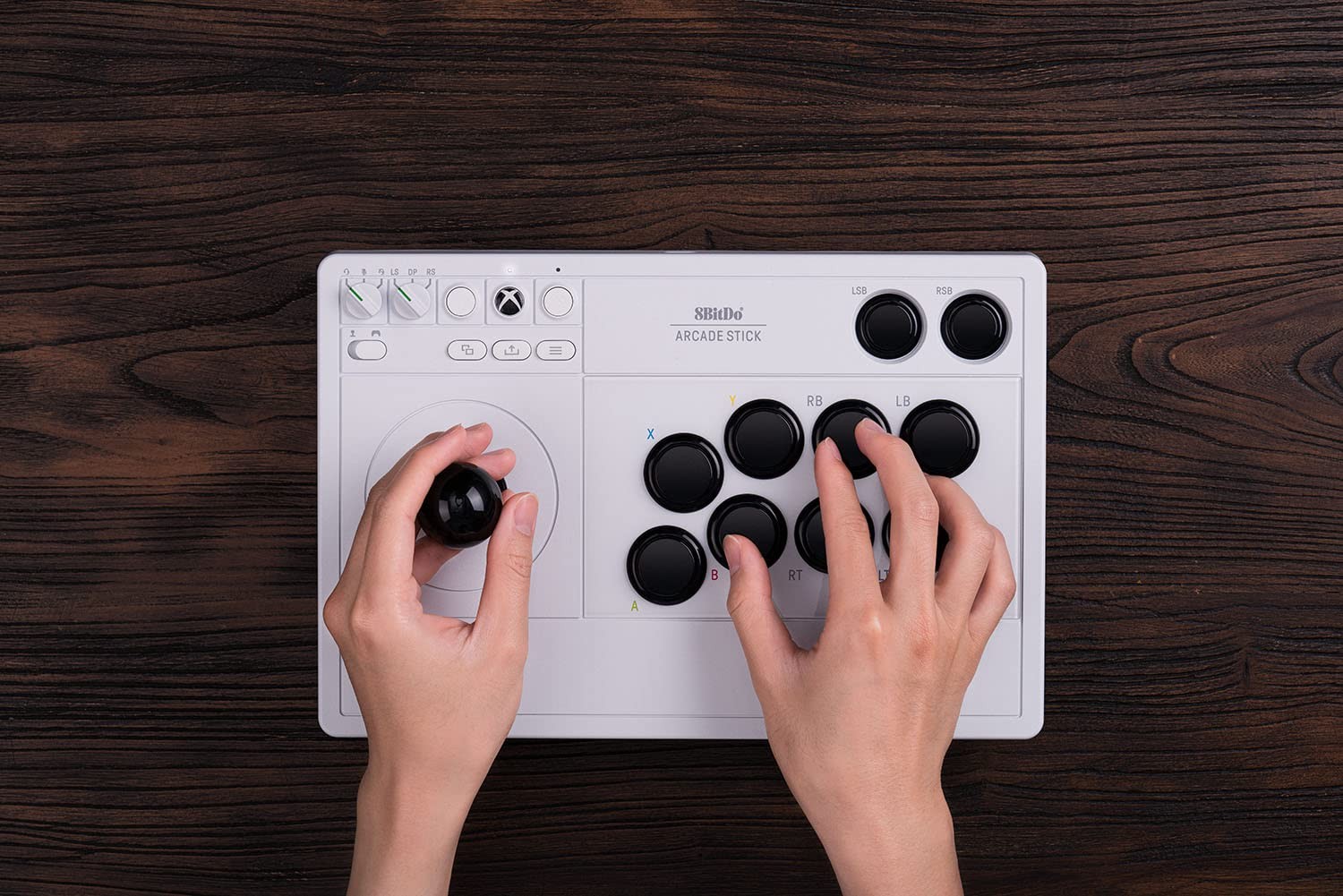 8BitDo Wireless Arcade Stick for Xbox Series X|S, One and Windows White