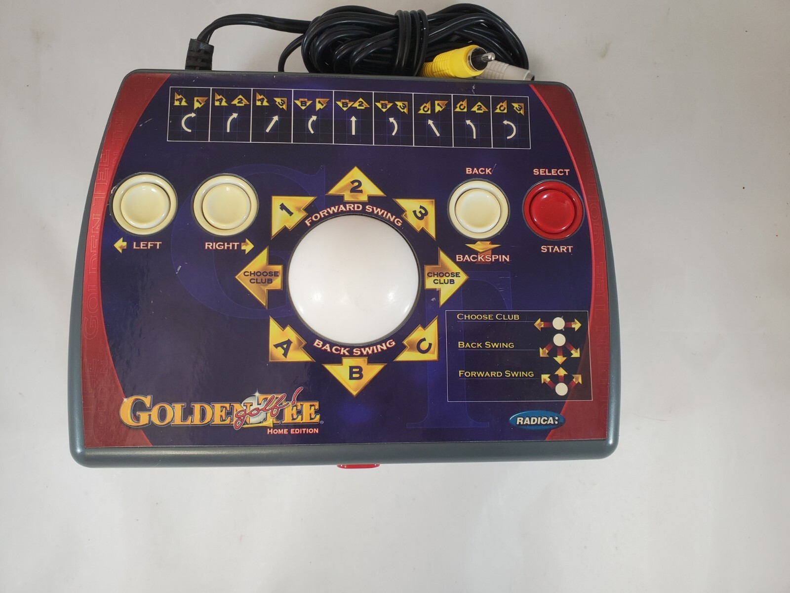 Radica 2005 GOLDEN TEE Golf Home Edition Plug & Play TV Video Game Works Tested