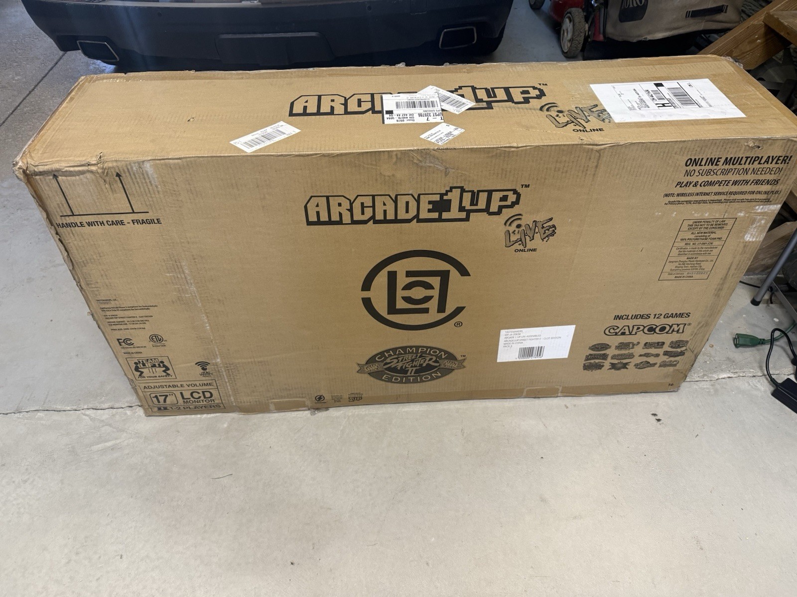 RARE NIB Arcade1UP x CLOT Street Fighter II Champion Edition Big Blue Arcade 🕹