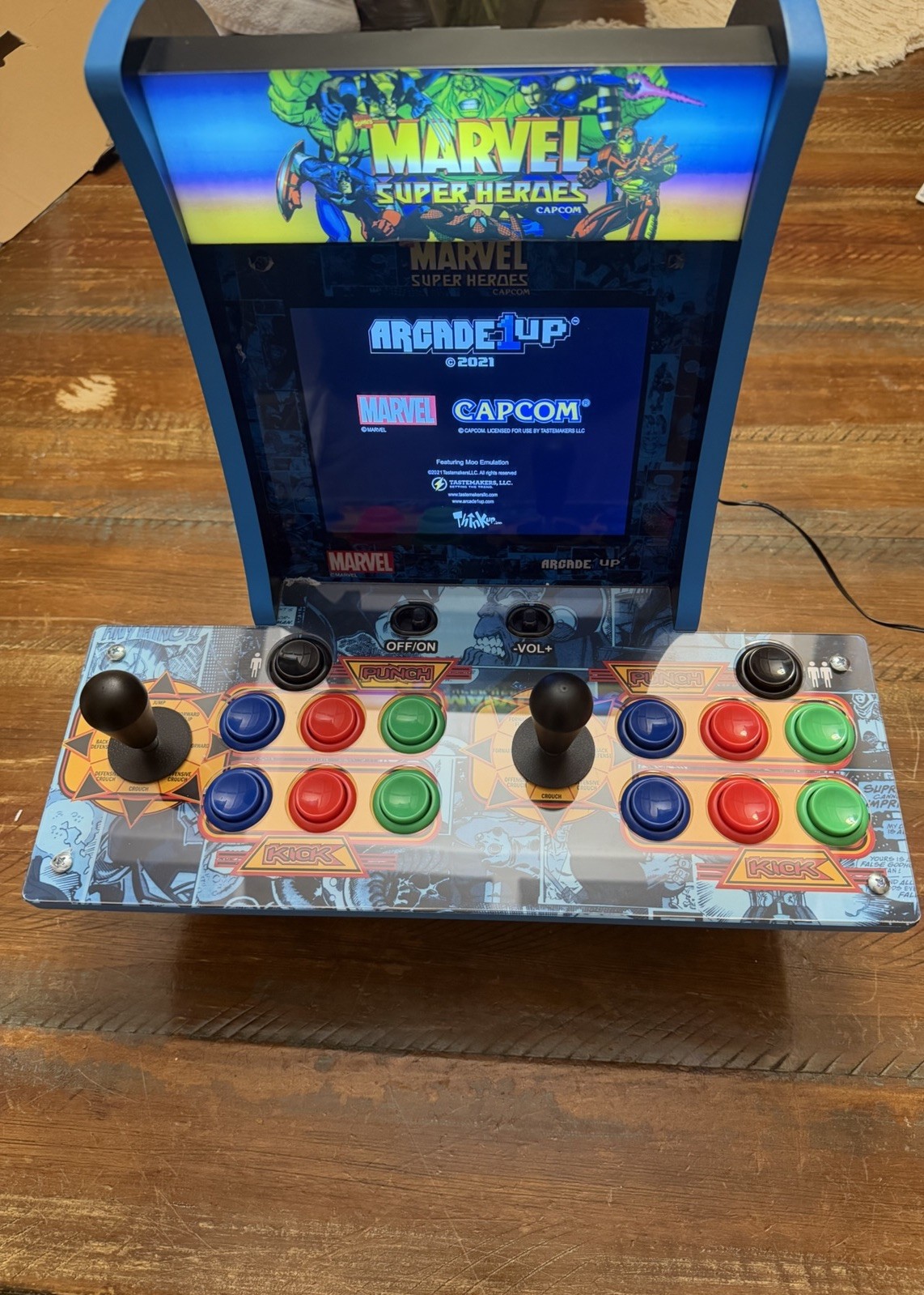Arcade1Up Countercade Marvel vs Capcom X-Men Street Fighter Punisher
