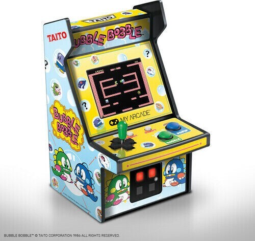 WB My Arcade DGUNL-3241 Bubble Bobble Micro Player Retro Arcade Machine – 6.75″