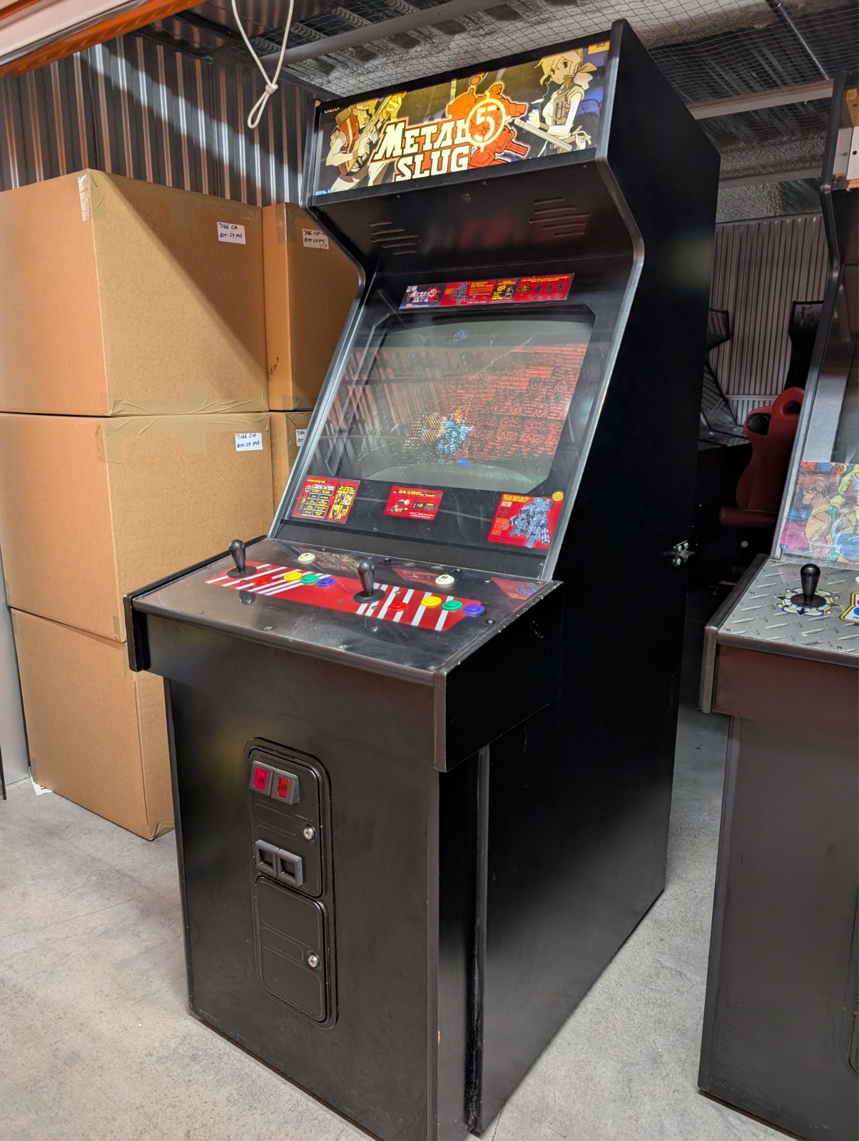 SNK Neo Geo Metal Slug 5 Authentic Arcade Machine – Used in Very Good Condition