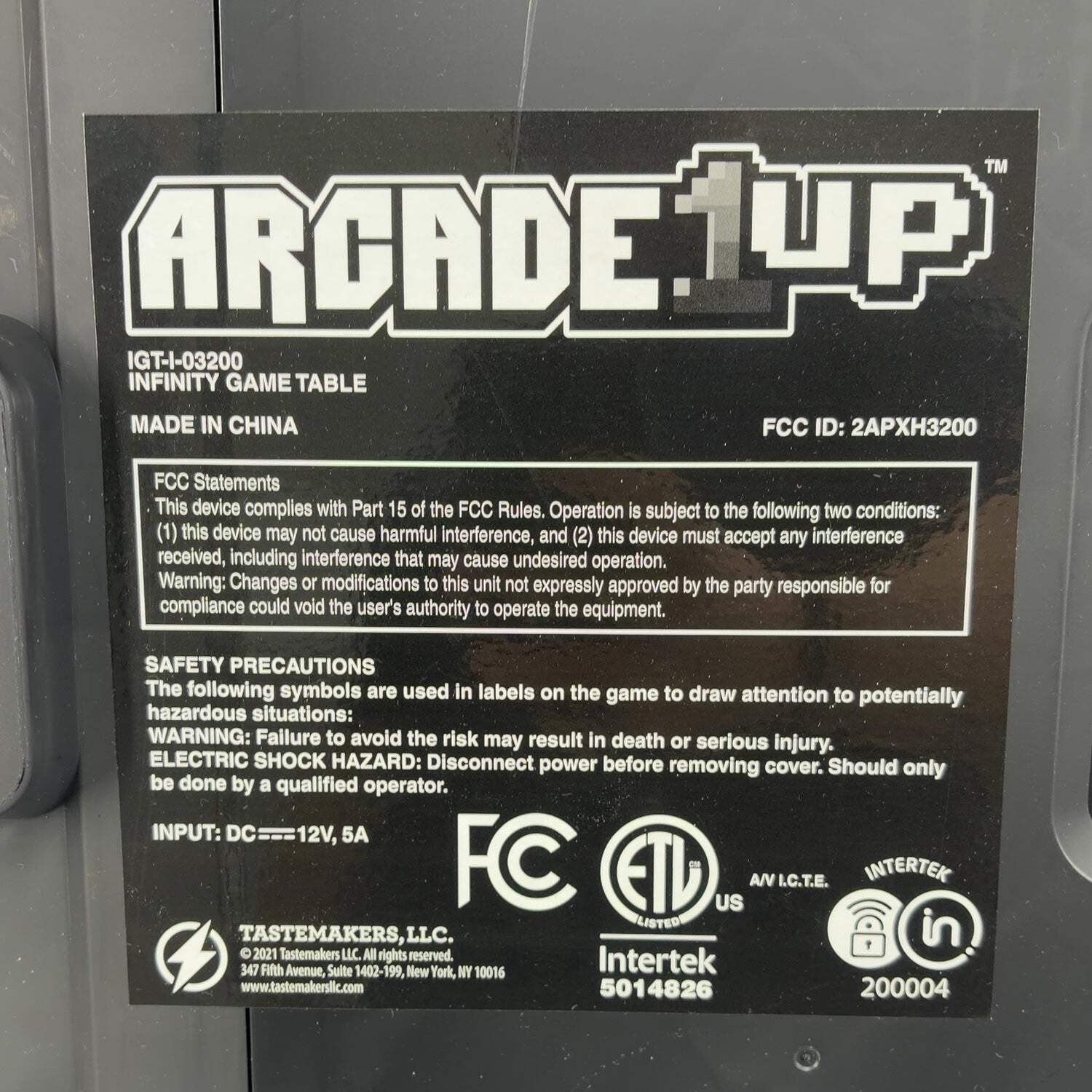 Arcade1Up Infinity Game Table 16GB Arcade Machine IGT-I-03200