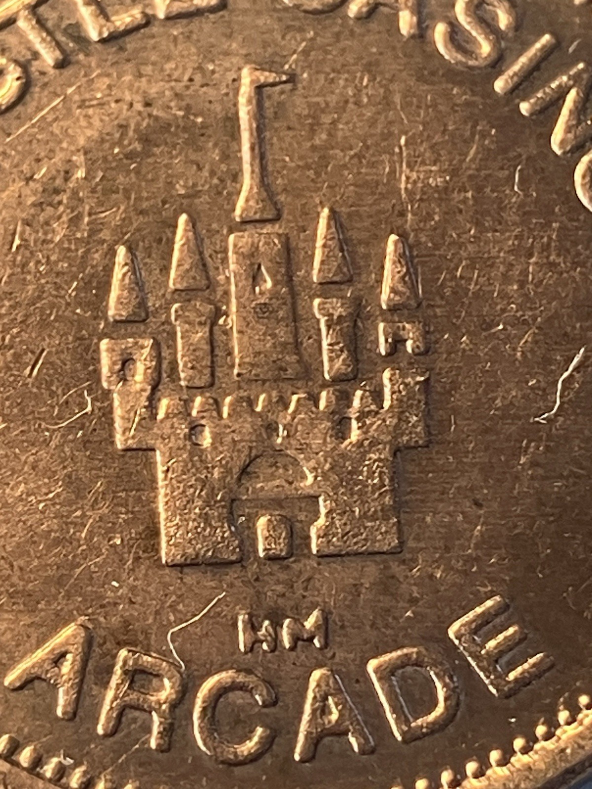 Scarce Castle Casino Arcade Token Wildwood New Jersey Defunct #ua1