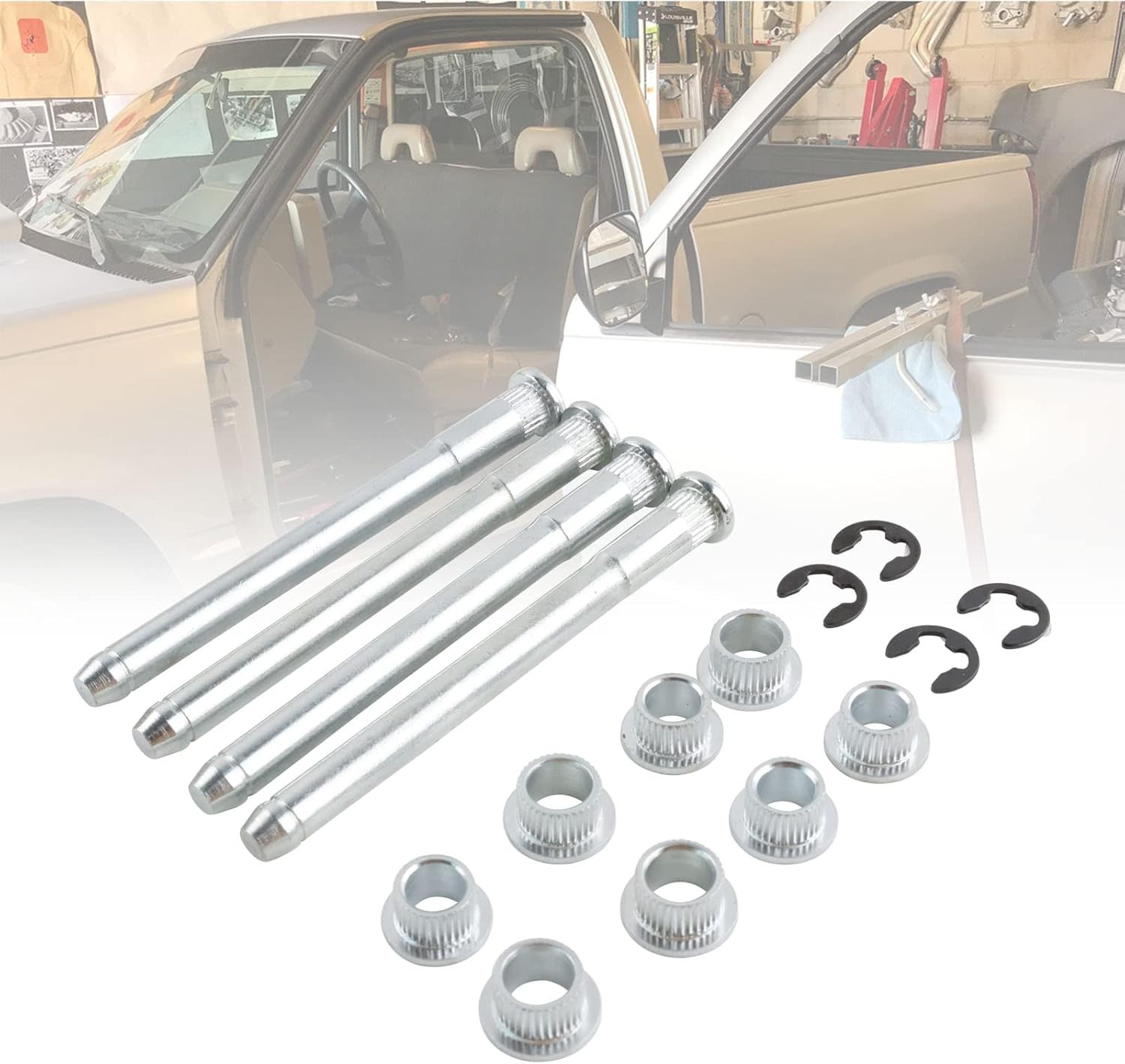 Door Hinge Pin and Bushing Repair Kit