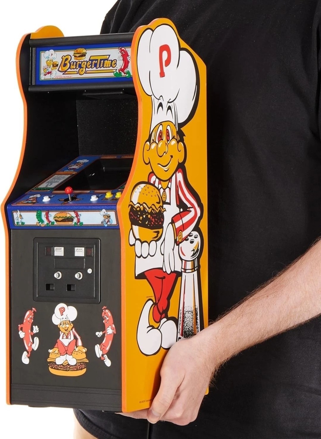 QUARTER ARCADES BURGER TIME COLLECTOR’S EDITION MINI ARCADE BY NUMSKULL -BURGER