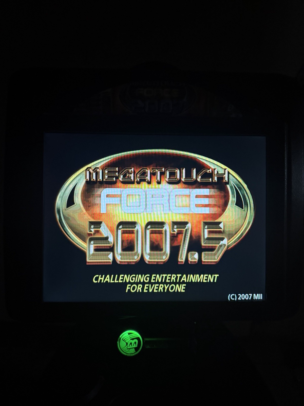 2007.5 Merit Megatouch Force Evo Countertop Touchscreen Arcade Game Machine