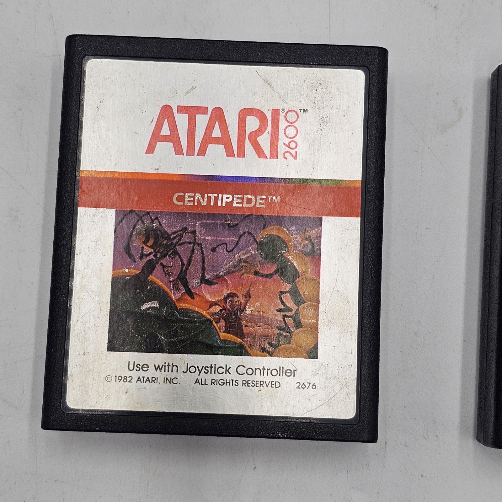 Sears Tele-Games Video Arcade Atari 2600 Box w/ 10 Game Cartridges