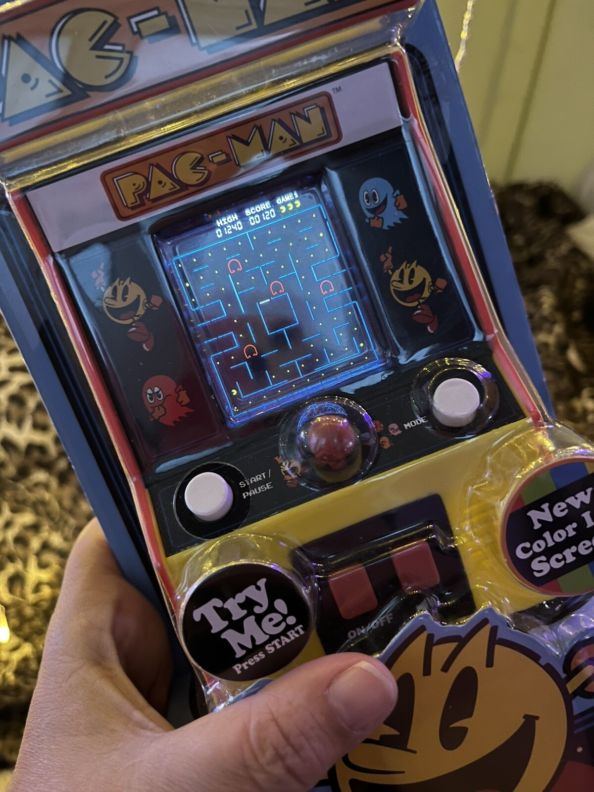 PAC-MAN MINI GAME~Classic/Retro~Hand Held, Table Top~NIB