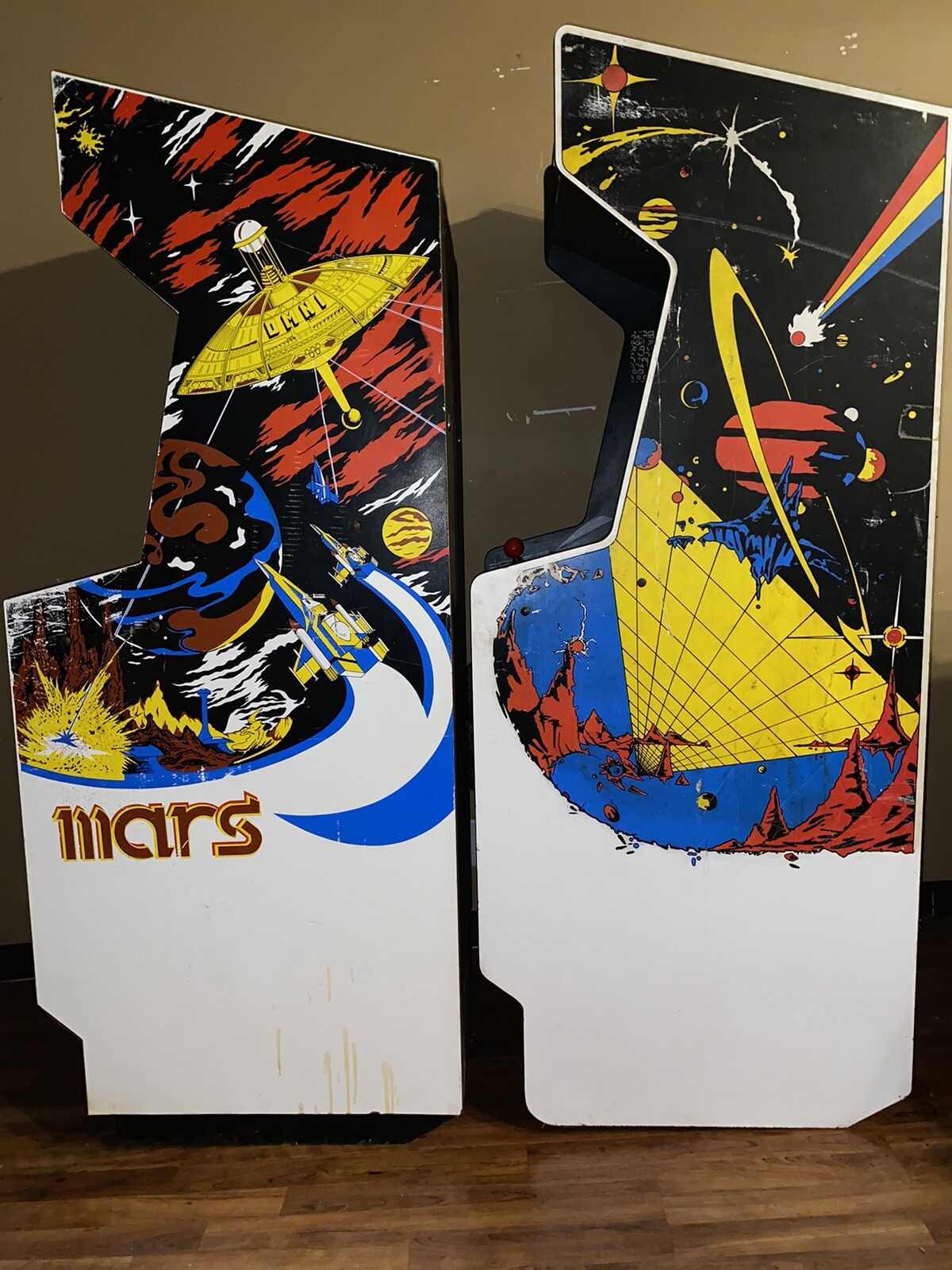 Omni Mars + Batman Video Arcade Machines Glak Artic Infinity Eagle Rare Bootlegs