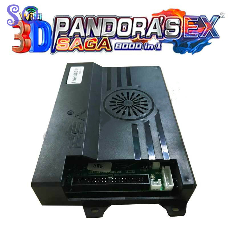 Pandora Box WiFi 3D Saga EX 8000 in 1 Game PCB Download More Arcade games HDMI