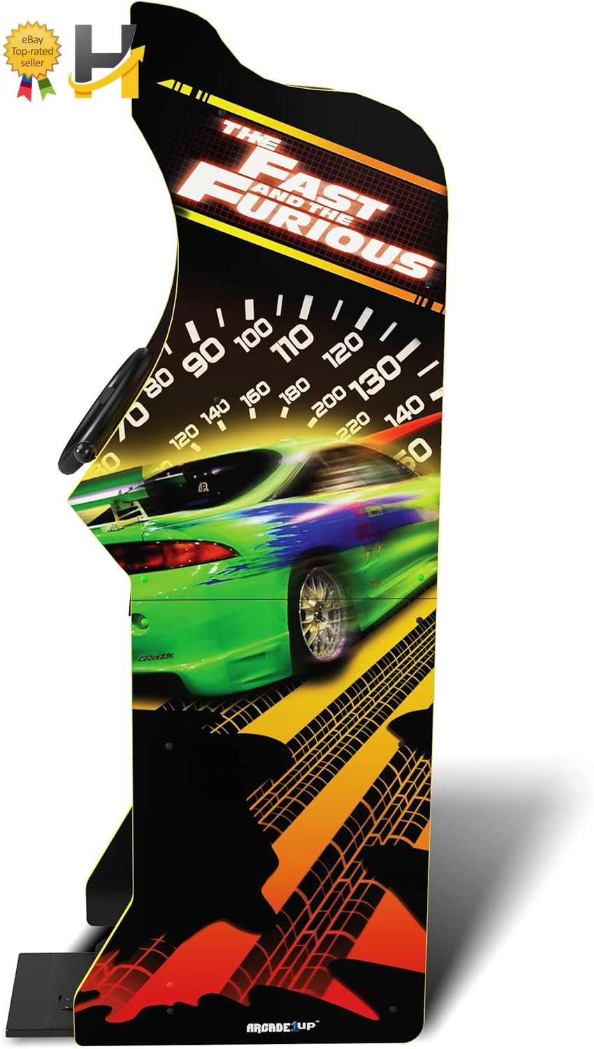 Arcade1Up The Fast and The Furious Deluxe Arcade Game Machine 17″ LCD Cabinet