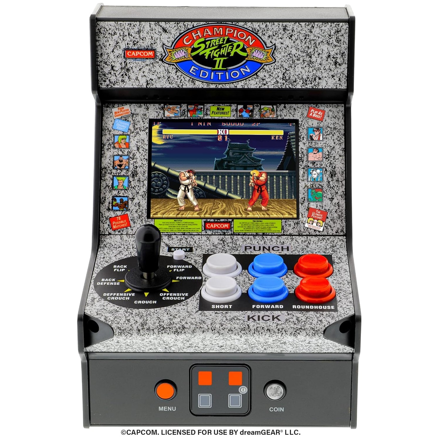 Street Fighter II Joystick Gaming System