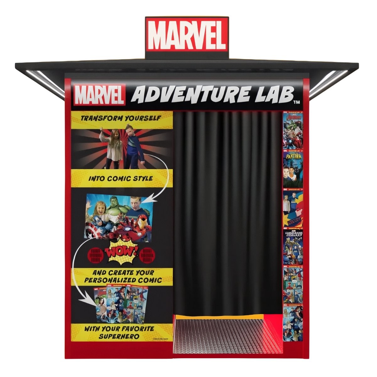 Face Place Marvel Adventure Lab Outdoor Photo Booth
