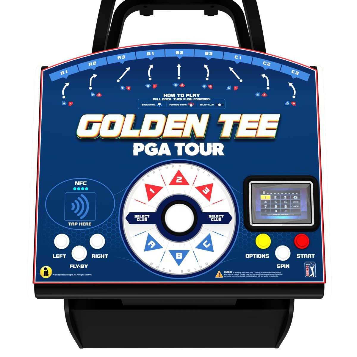 Golden Tee Golf Game – PGA TOUR Showpiece Pro Edition With TV Stand – 2026 – Fre
