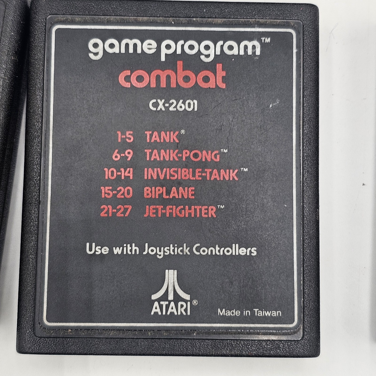Sears Tele-Games Video Arcade Atari 2600 Box w/ 10 Game Cartridges
