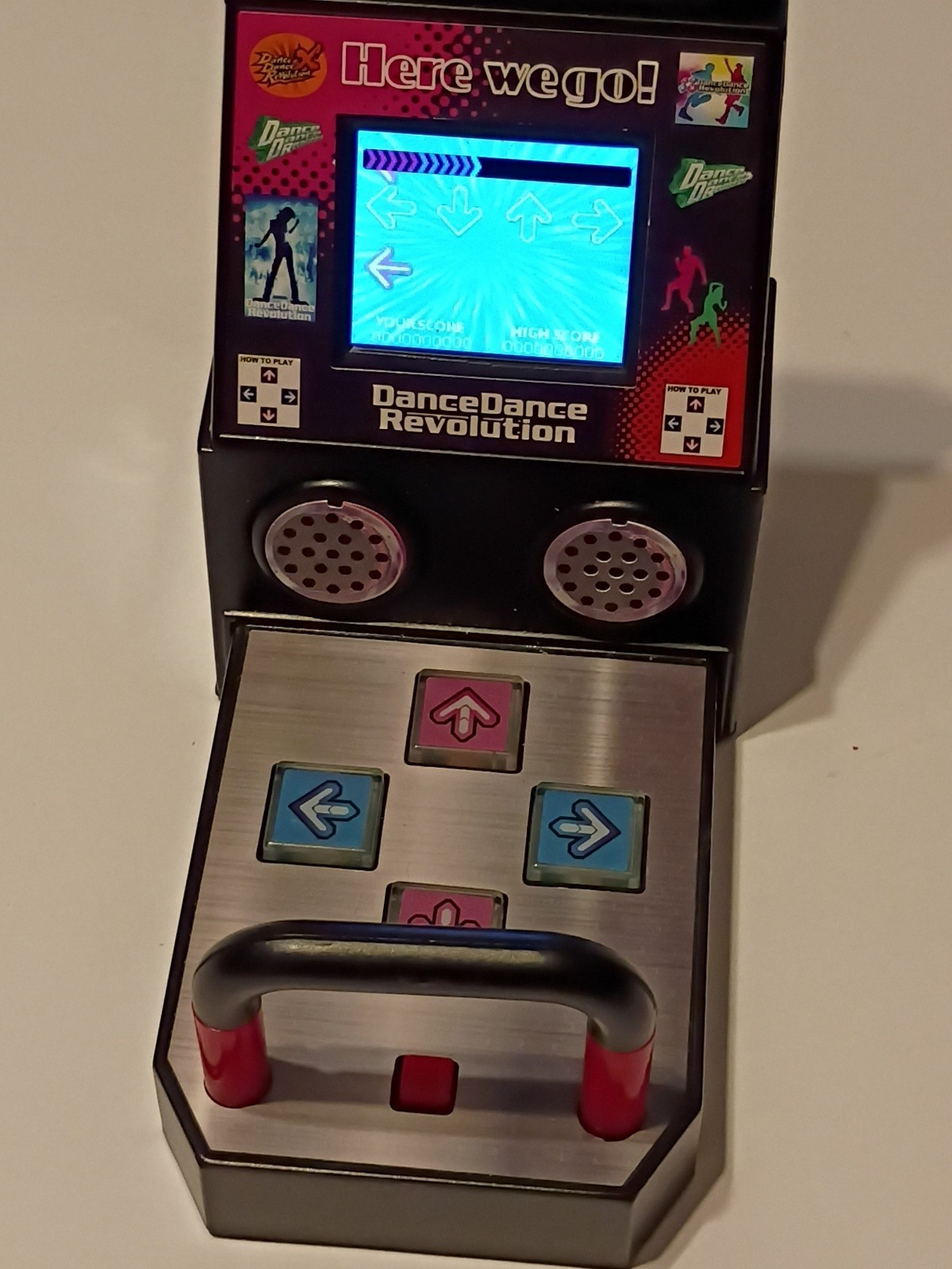 Dance Dance Revolution Mini Boardwalk Arcade Tabletop Game Fingers 2021 Konami