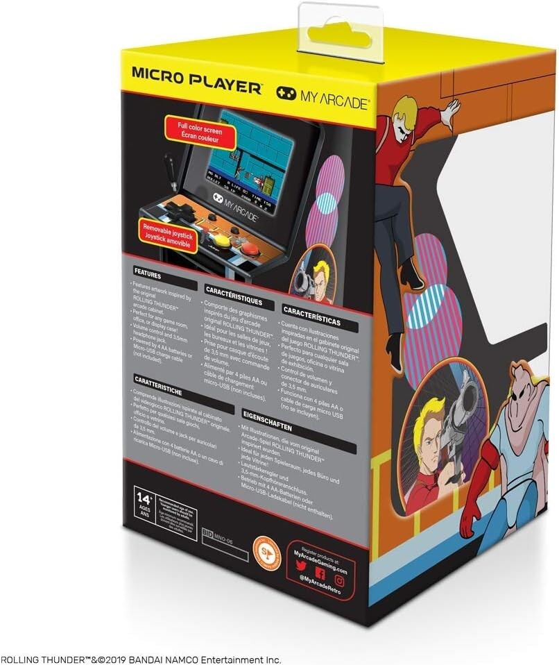 dreamGEAR Retro Arcade Rolling Thunder Arcade Video Game Bandai Namco from Japan