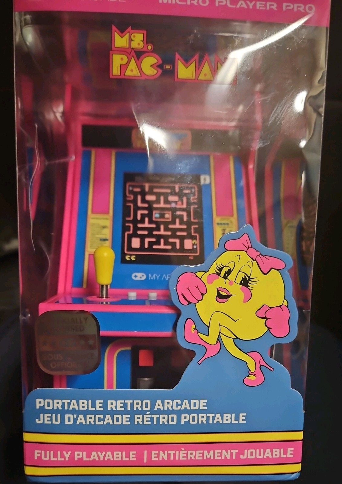 My Arcade Micro Player Pro Ms. Pac-Man Portable Retro Arcade