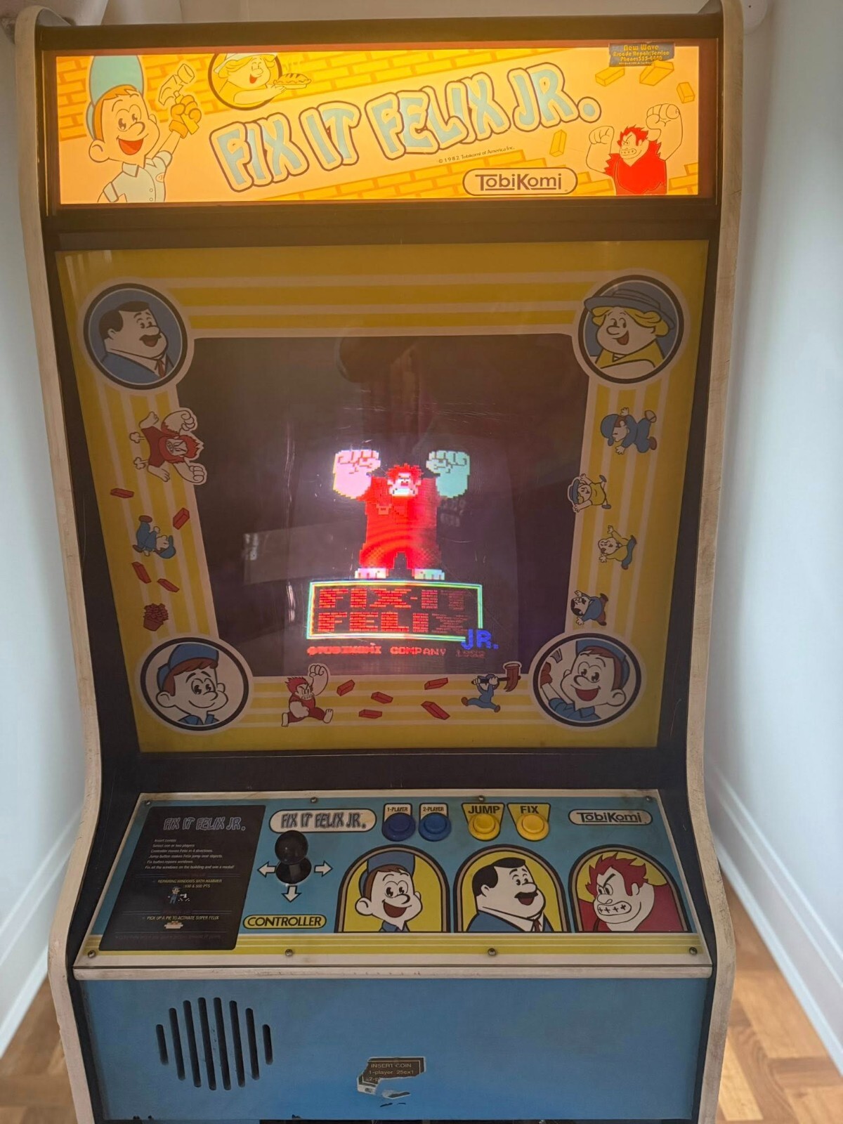 Disney Original Fix It Felix Jr. Arcade Machine (Ultra Rare)