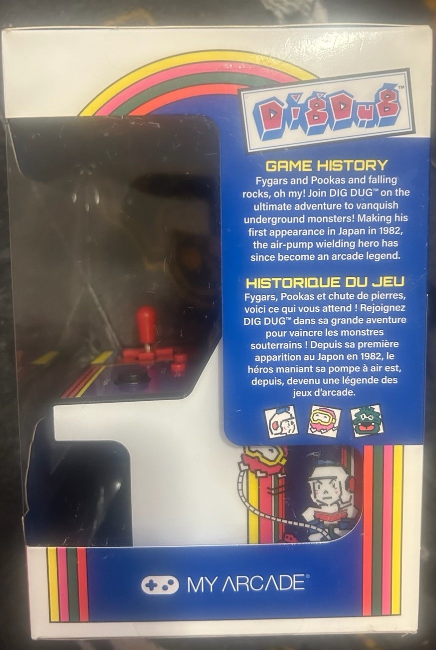 My Arcade Dig Dug Micro Player Retro Arcade Machine 2018 Reproduction