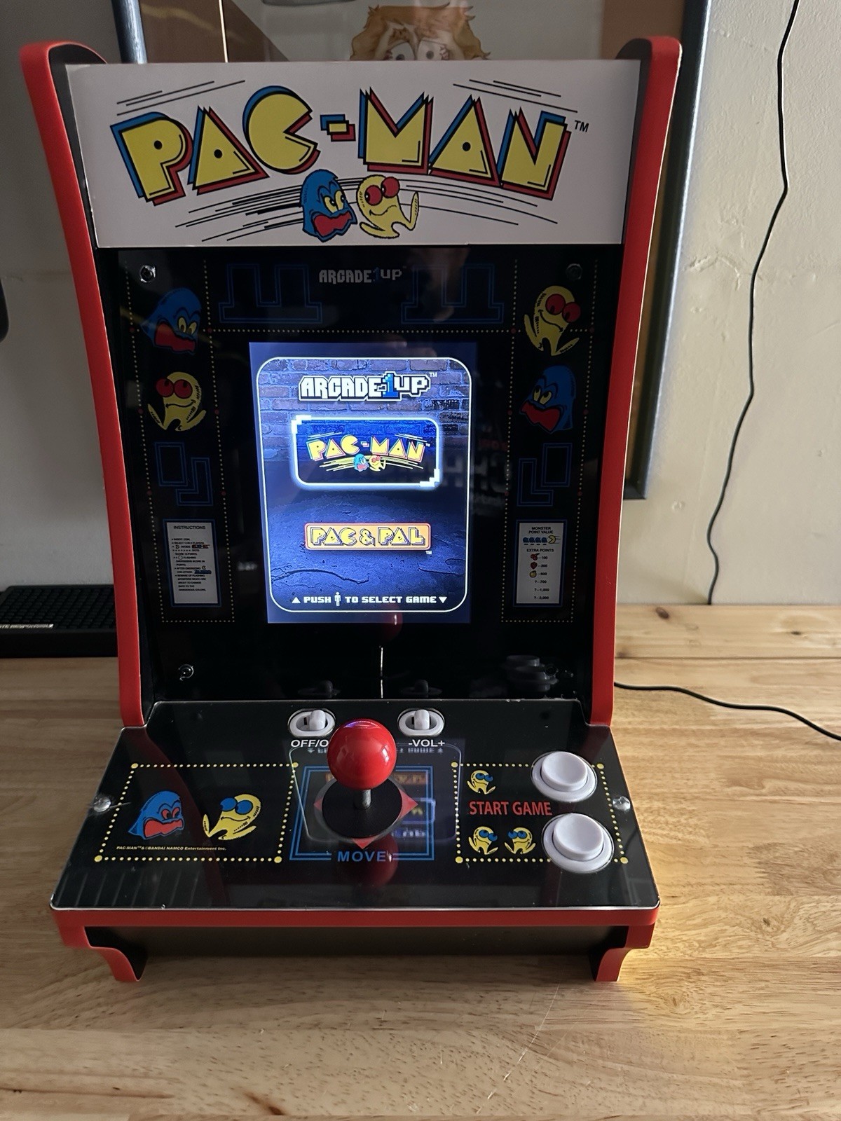 Arcade1Up Pac-Man Countertop Arcade Machine Tested & Working – Retro #7427