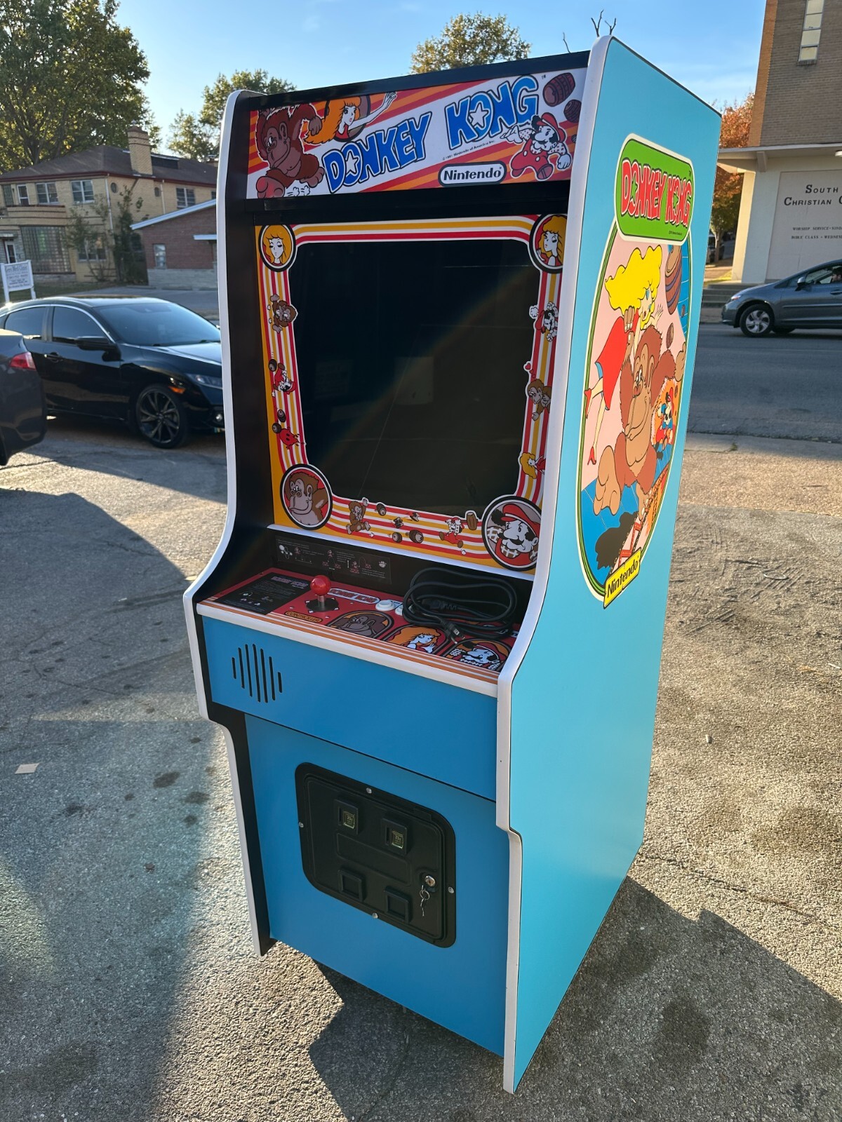 Donkey Kong Arcade Game, lots of new parts, Sharp with 60 games -Free shipping
