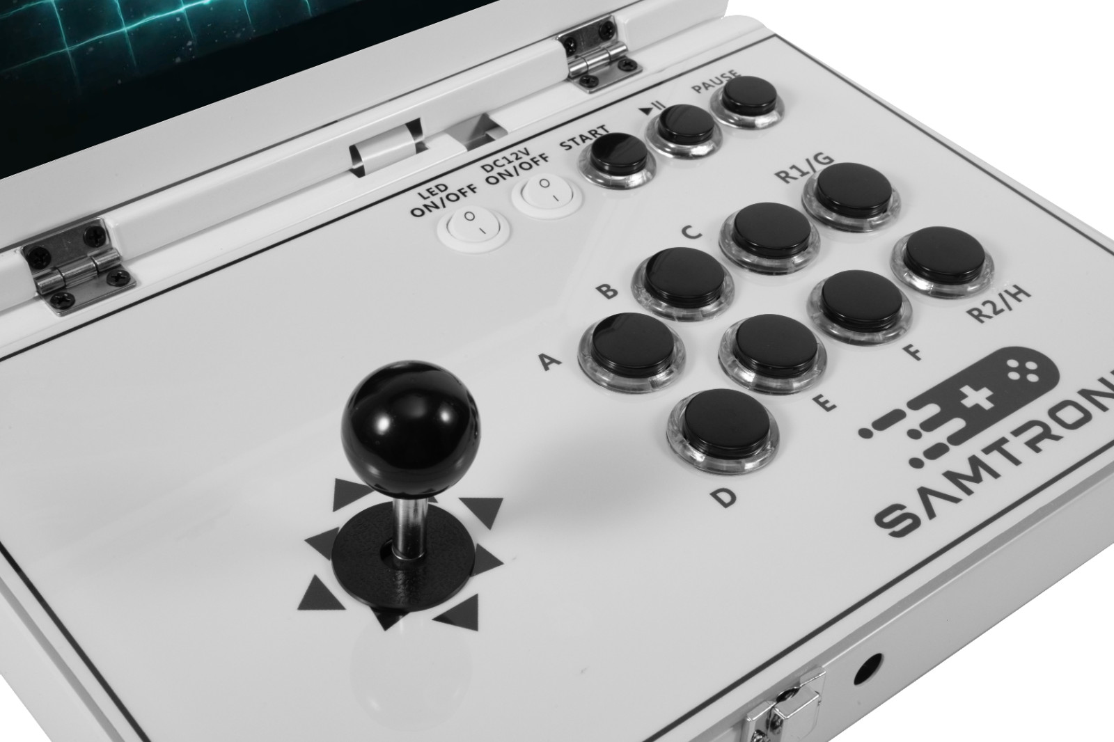 samtronic Folding 14″ Game Console (white)5000 games