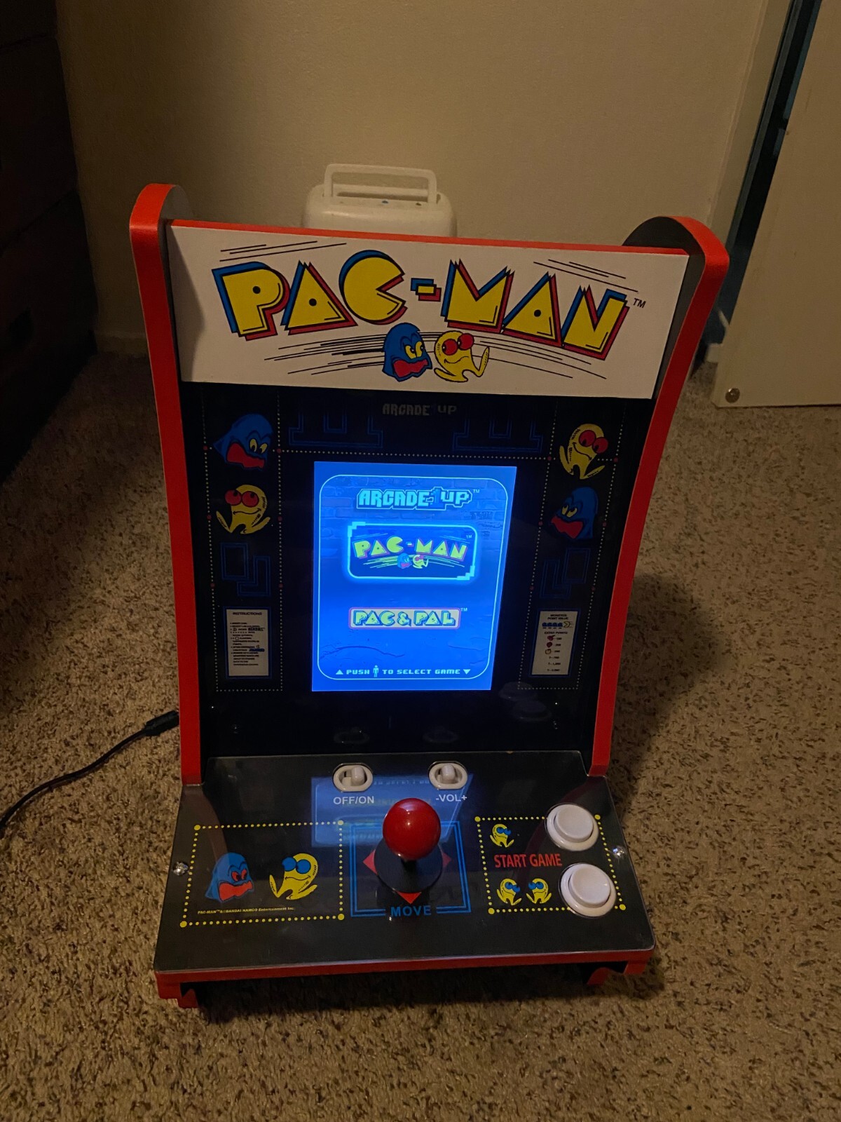 Acrade1Up Pac-Man & Pac & Pal Countercade 2 games in 1 Arcade Machine 1&2 Player