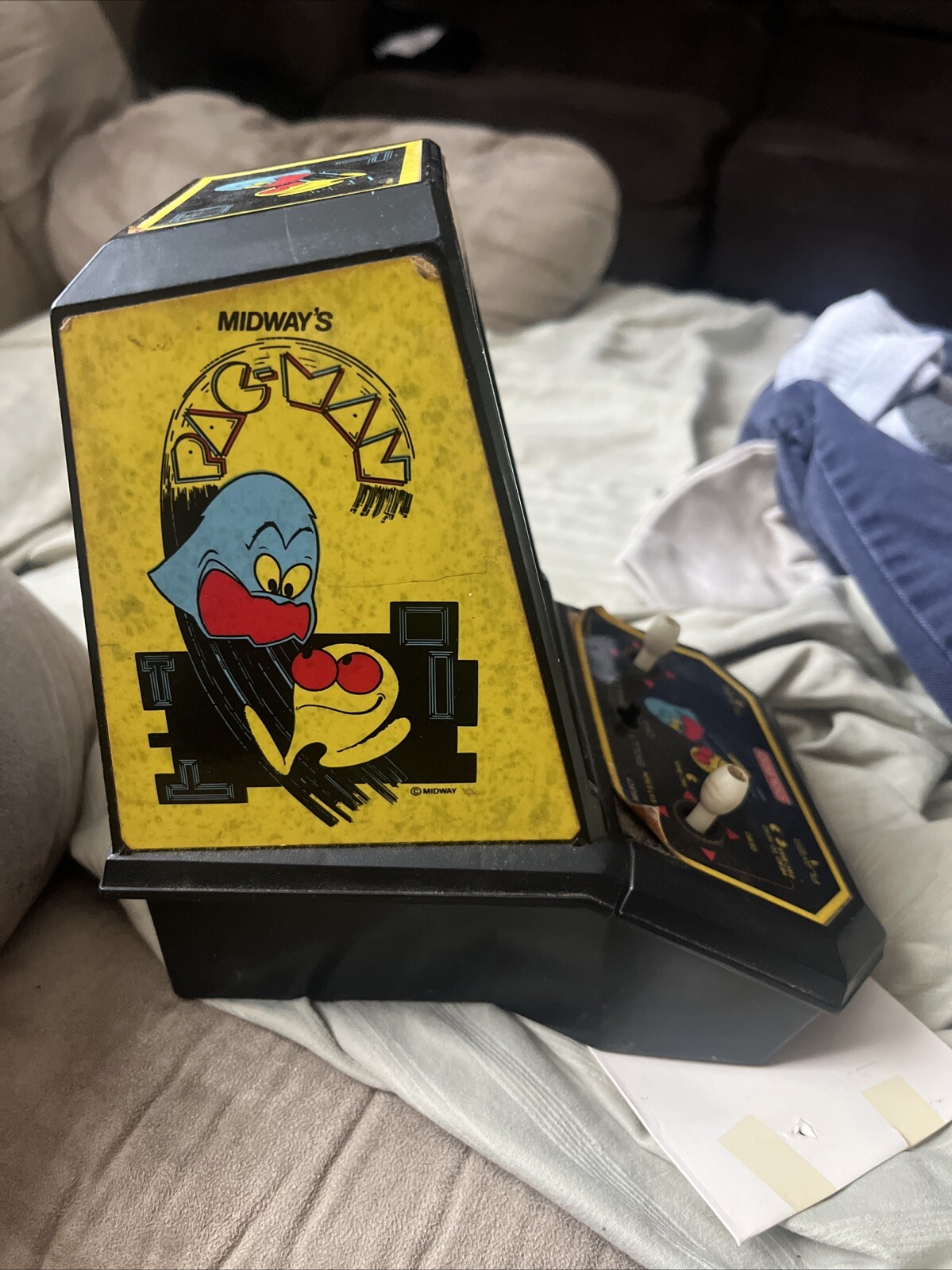 PAC-MAN 1981 Coleco Midway Mini Table Top Arcade Game Working Vintage – SR380