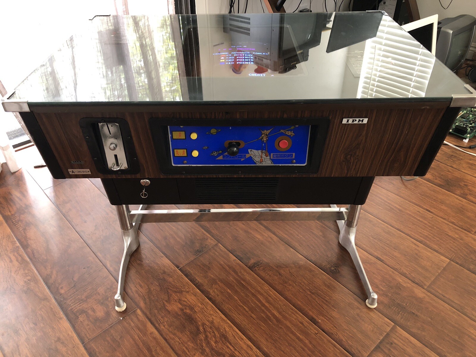 Space Invaders IPM (IREM) Cocktail Arcade Game Authentic Vintage Rare Restored