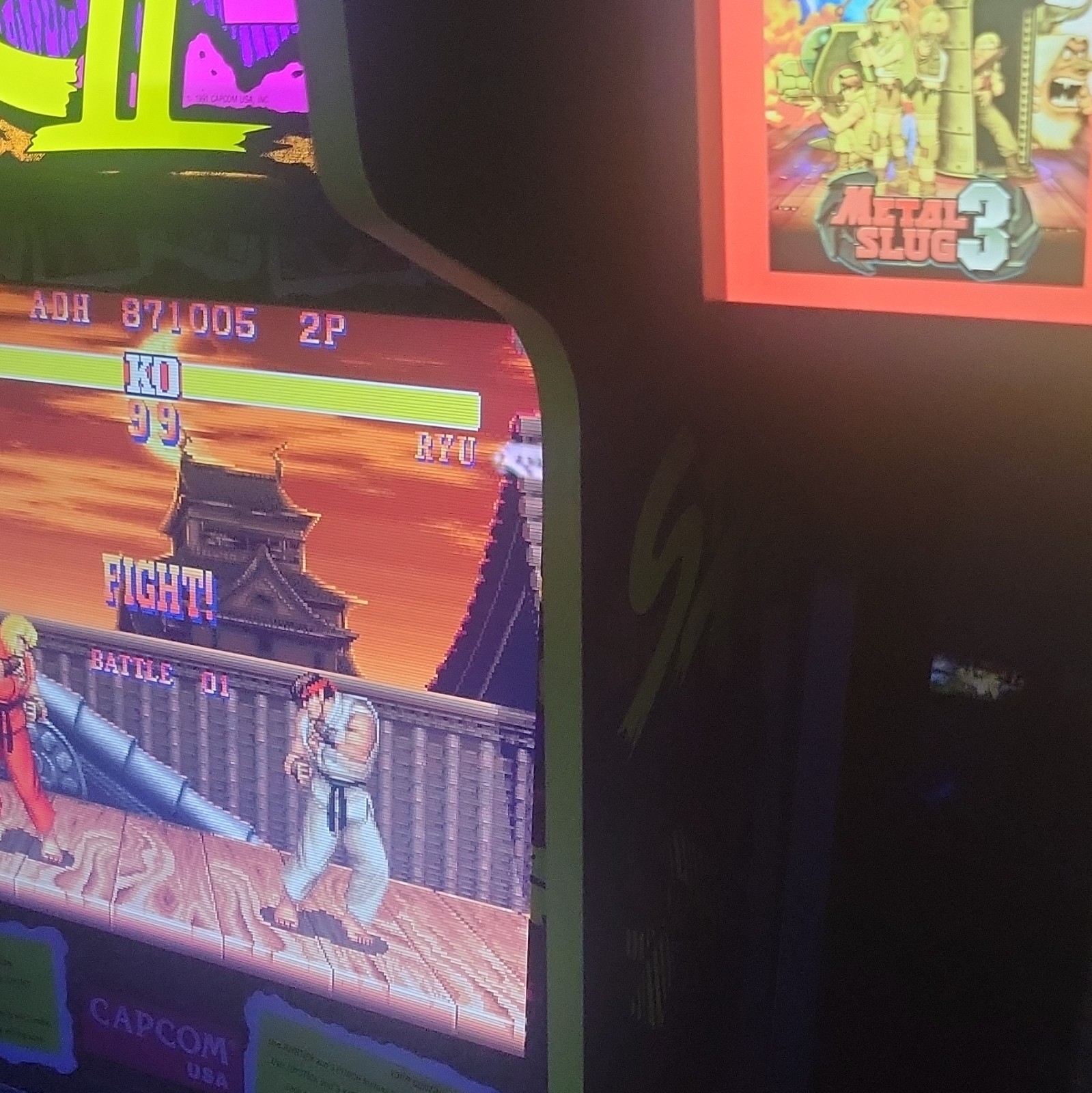 Arcade1Up Street Fighter II Capcom Video Arcade Machine Cabinet Reproduction