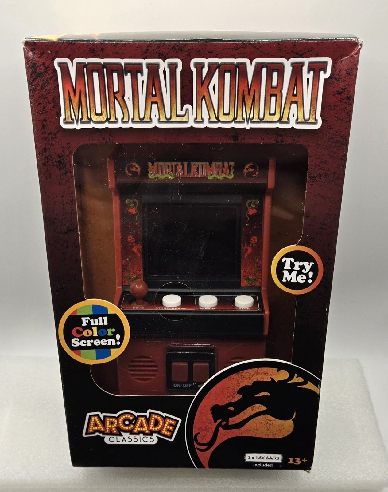Mortal Kombat Basic Fun Arcade Classics Machine Handheld Game #15 – New/Sealed